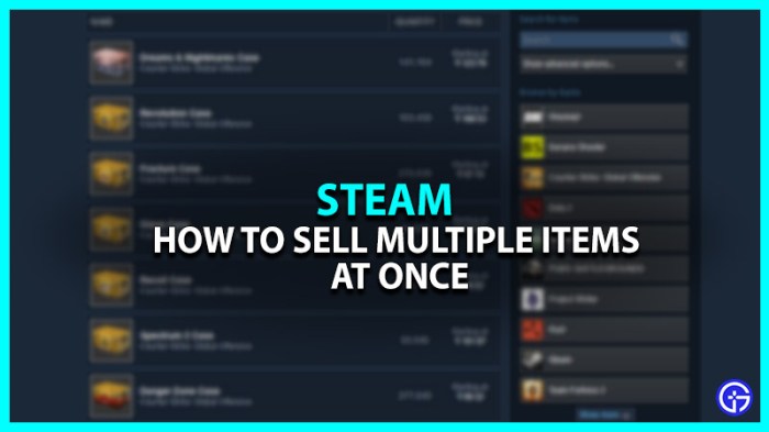 Panduan Lengkap Cara Menjual Item di Steam, Panduan Langkah Demi Langkah