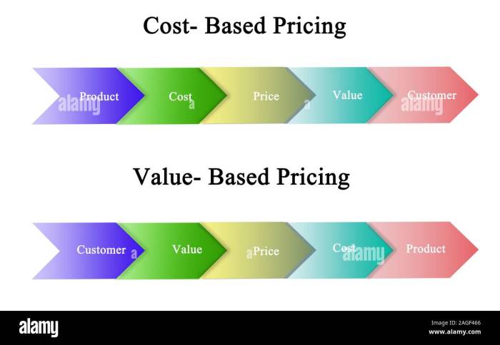 Pricing problem cost based problems price