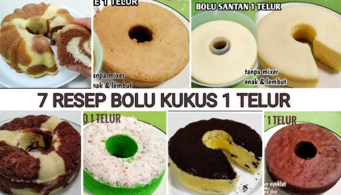 7 Resep Bolu Kukus 1 Telur, Lembut dan Ekonomis untuk Camilan Sehari-hari yang Bikin Nagih