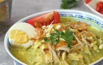 Resep Soto Ayam Santan Gurih, Rahasia Kuah Kental Nikmat yang Bikin Keluarga Ketagihan dalam Sekejap