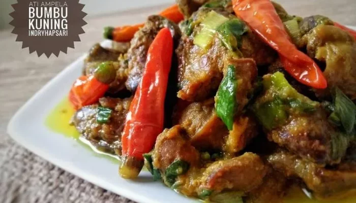 Resep Ati Ampela Bumbu Kuning, Lezat dan Praktis untuk Menu Harian yang Menggugah Selera Tanpa Ribet