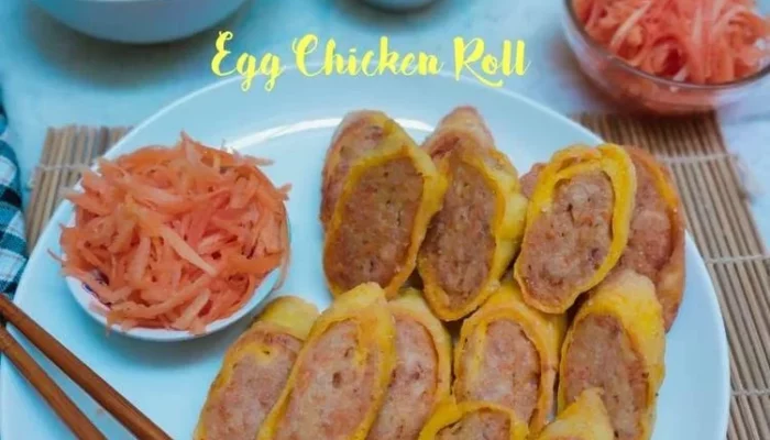 Resep Egg Chicken Roll Lezat dan Praktis, Cocok untuk Sarapan Cepat atau Camilan Gurih Keluarga