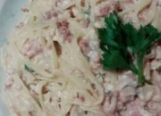 Resep Fettucini Carbonara ala Restoran, Mudah Dibuat di Rumah dengan Bahan Sederhana dan Rasa Autentik Italia