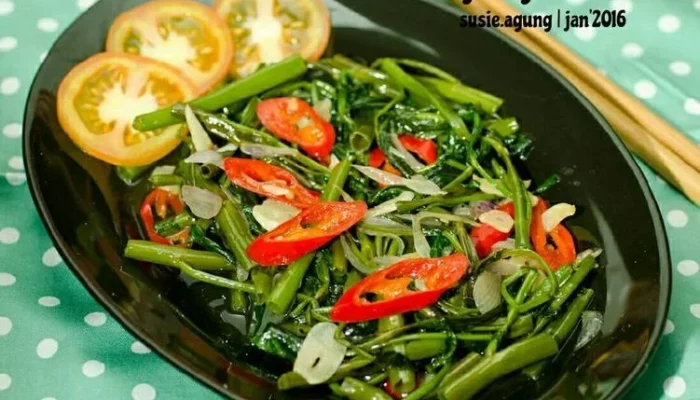 Resep Kangkung Tumis Lezat dan Praktis, Rahasia Masakan Sehat yang Bikin Nagih dalam 15 Menit