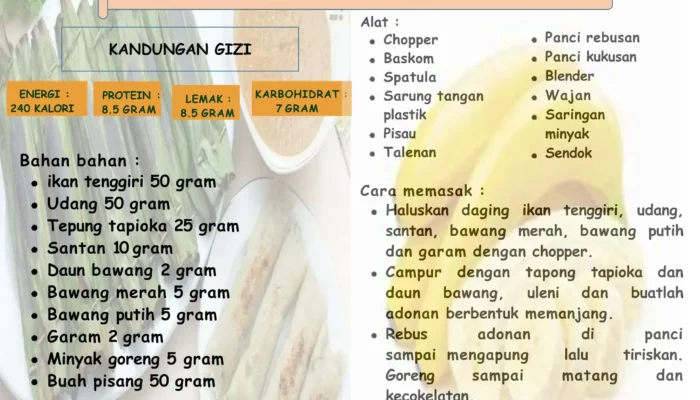 Resep PMT Lezat dan Bergizi, Ide Praktis untuk Makanan Sehat Keluarga yang Bikin Anak Lahap dan Bahagia