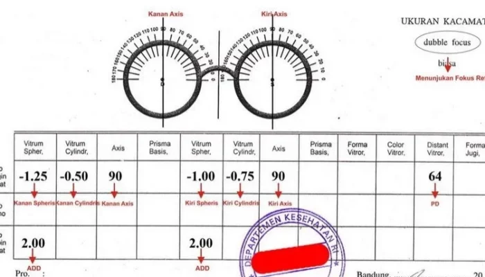 Resep Ukuran Kacamata, Panduan Praktis Menentukan Frame Ideal untuk Kenyamanan dan Gaya Tanpa Ribet