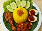 Resep Nasi Kuning 2kg Beras, Cara Mudah Masak dalam Sekali Proses untuk Acara Besar yang Meriah dan Hemat Waktu