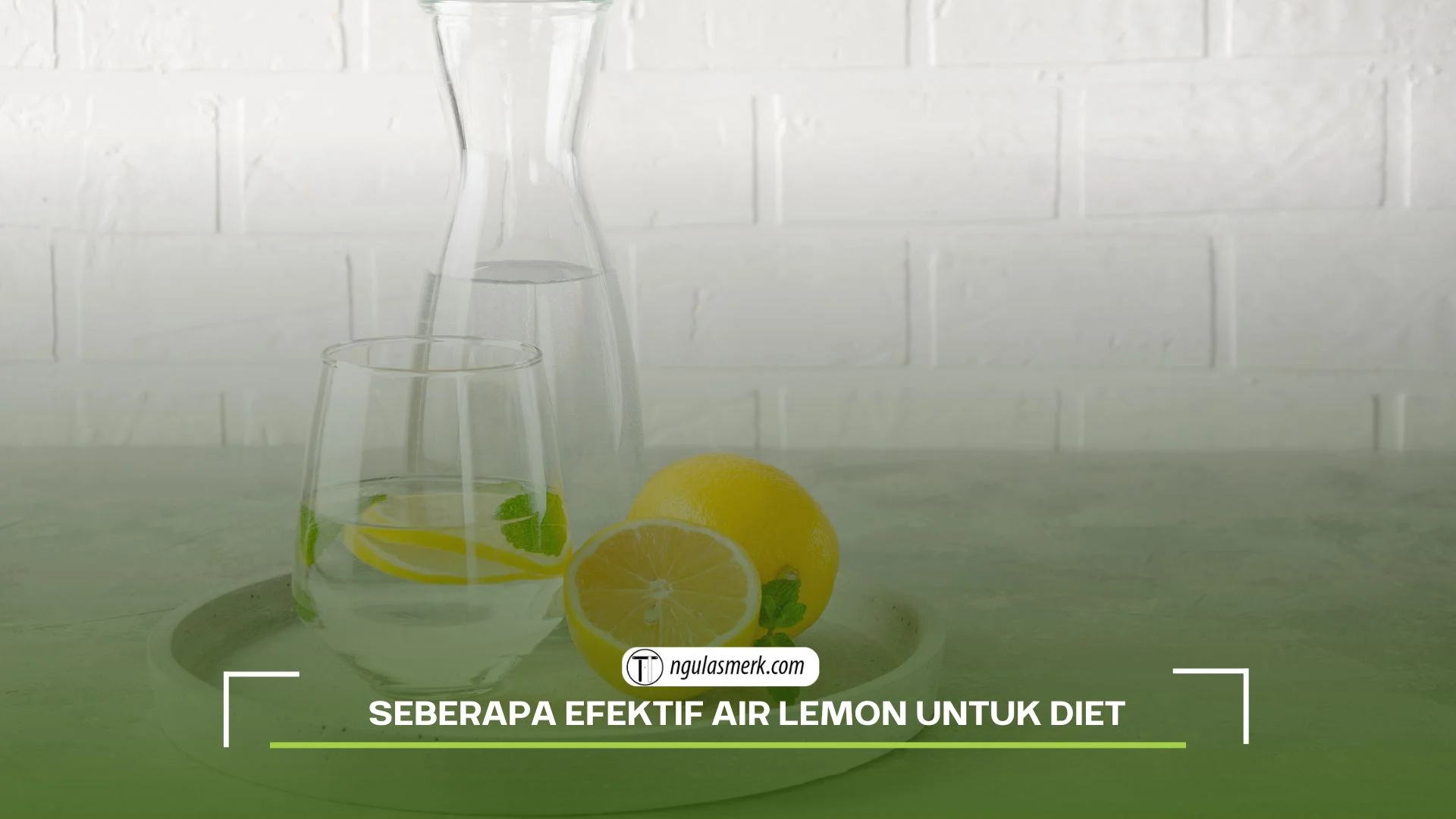 resep air lemon untuk diet