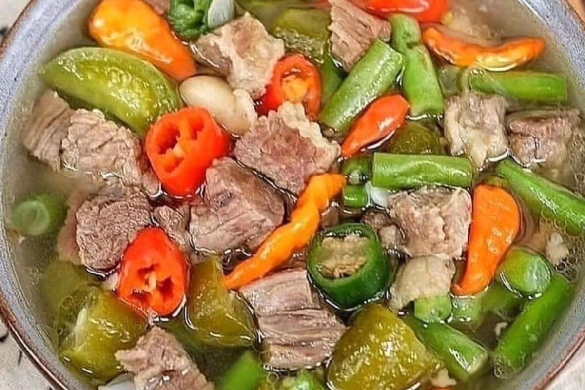 resep asem asem daging buncis