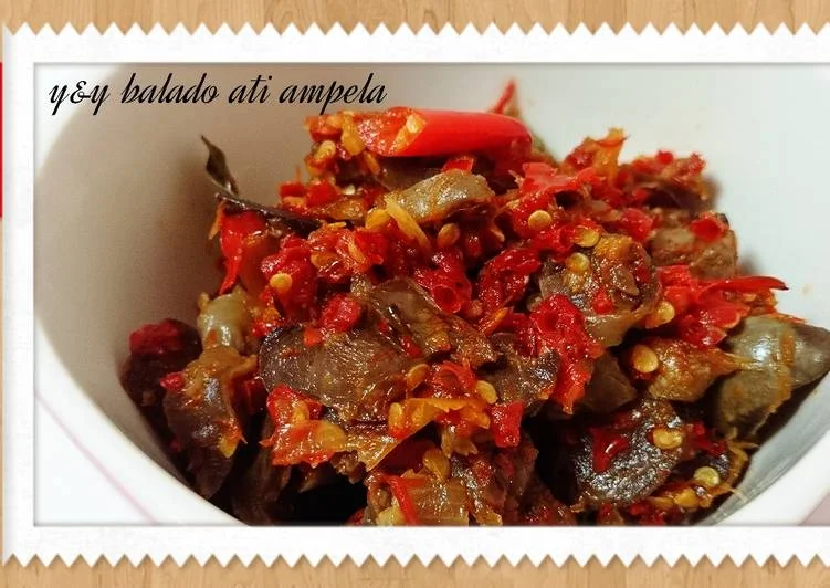 resep ati ampela balado