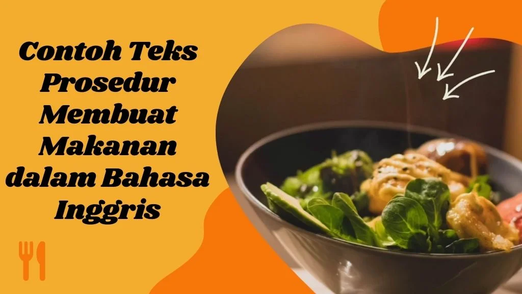 resep bahasa inggrisnya