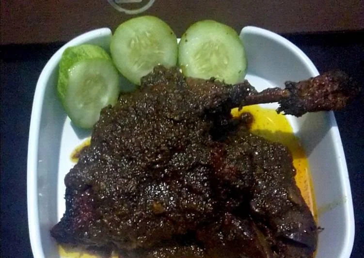 resep bebek hitam madura