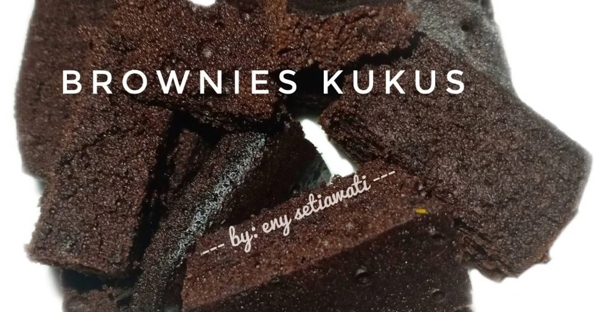 resep brownies kukus simple