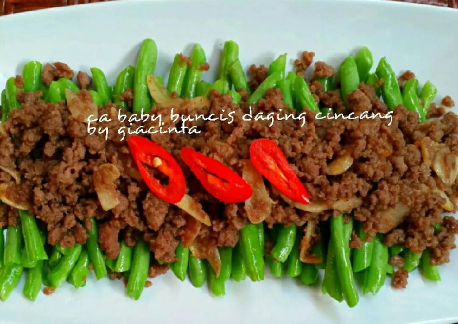 resep buncis szechuan