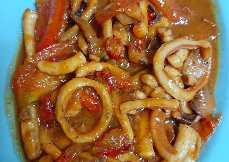 resep cumi saus tiram