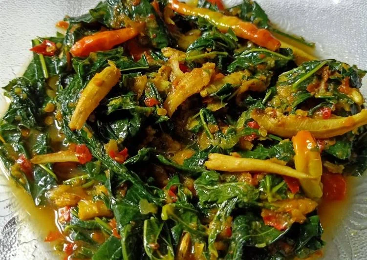 resep daun singkong