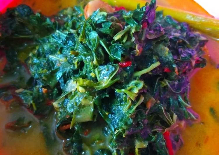 resep daun singkong bumbu kuning padang