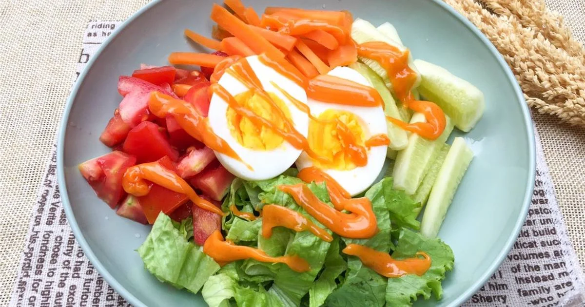 resep dressing salad sayur untuk diet