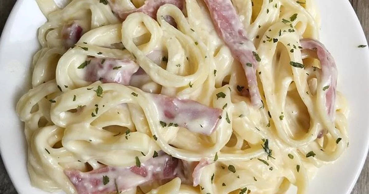 resep fettucini alfredo