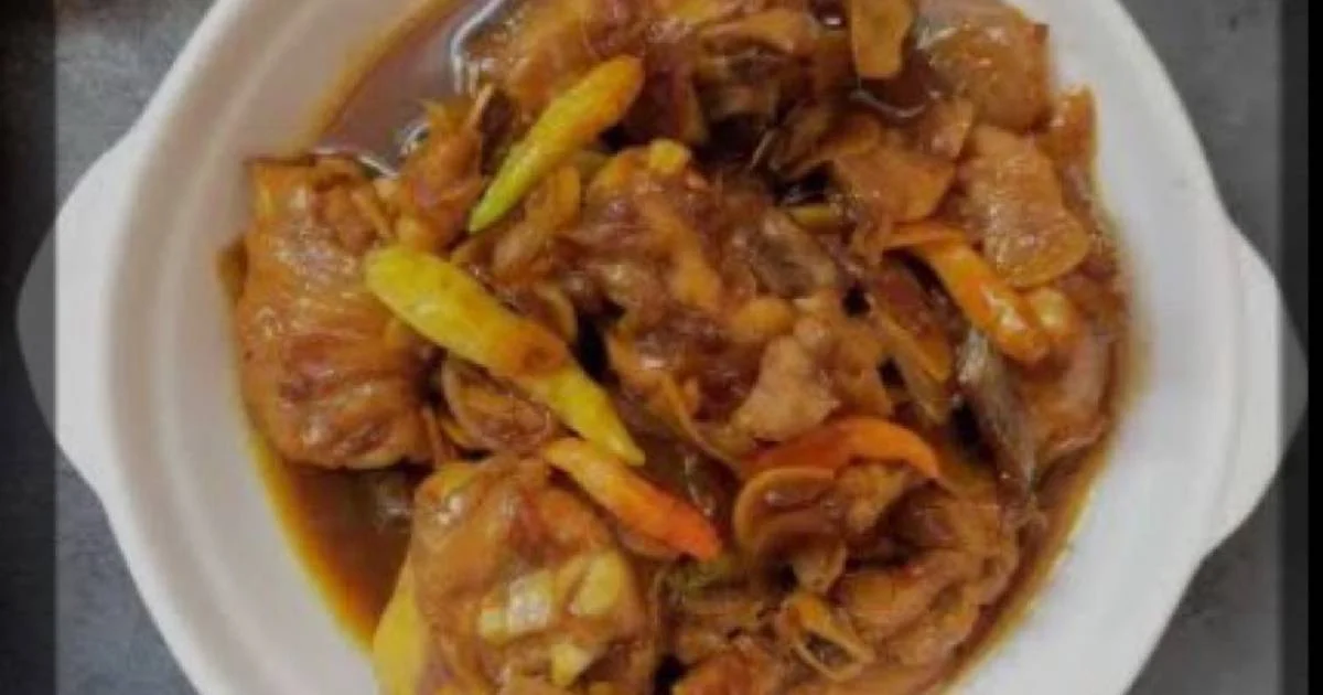 resep gongso ayam pedas