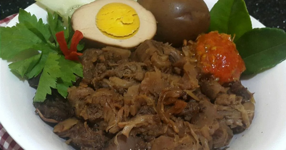 resep gudeg nangka sederhana