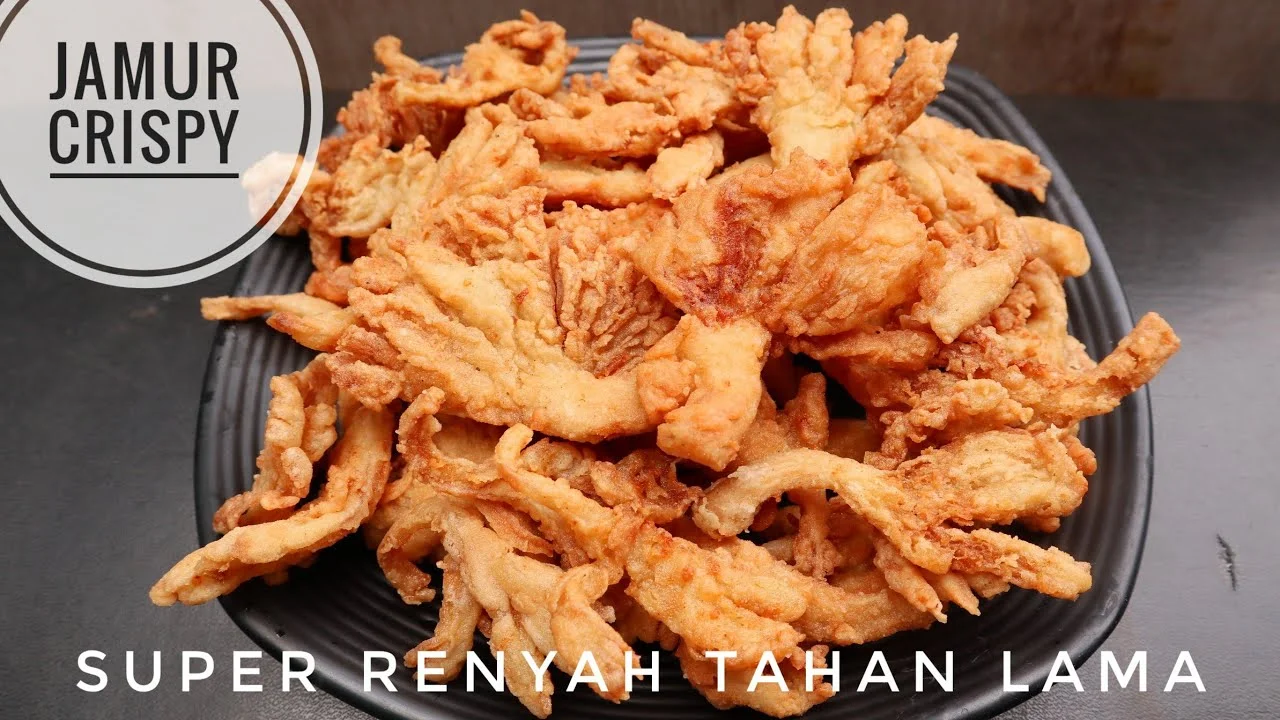 resep jamur crispy tahan lama kriuknya