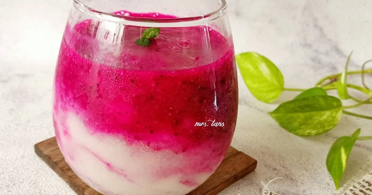 resep jus buah naga