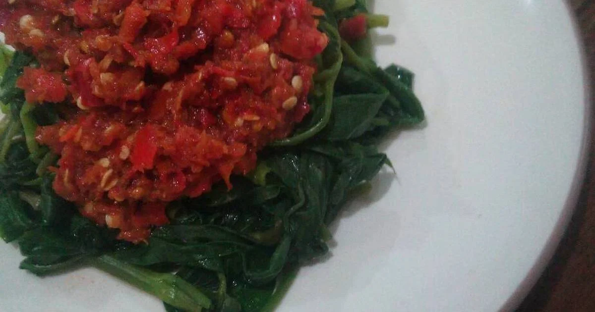 resep kangkung plecing