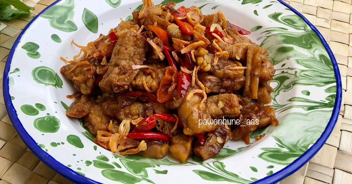 resep kering tempe basah