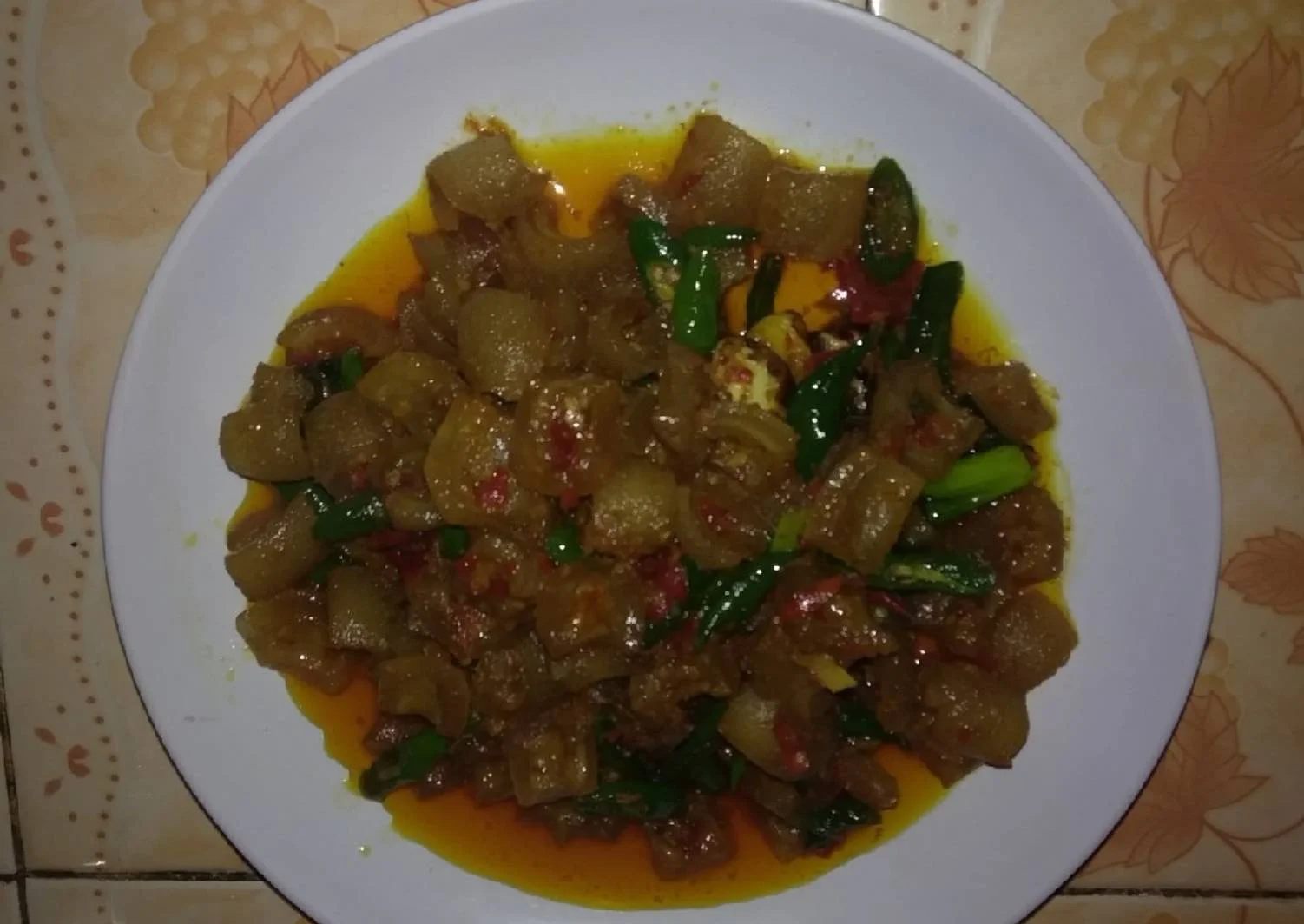 resep kikil cabe ijo sederhana