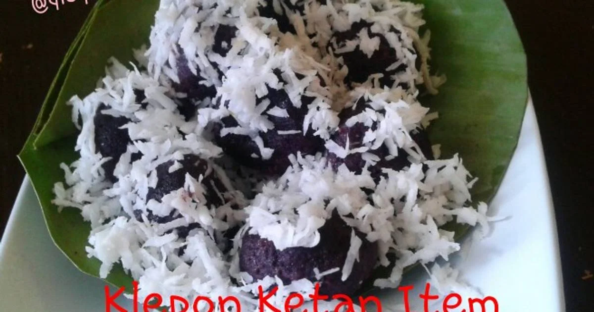 resep klepon ketan empuk