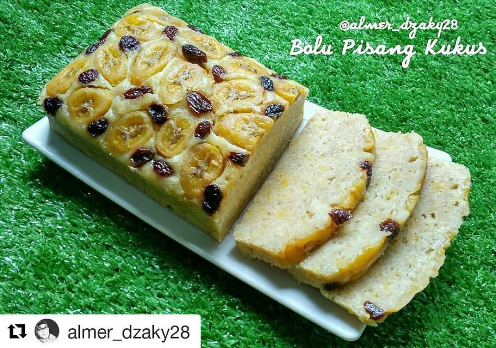 resep membuat bolu pisang kukus