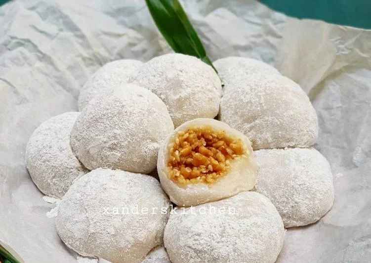 resep mochi isi kacang