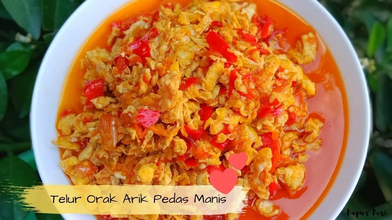 resep orak arik telur sayur