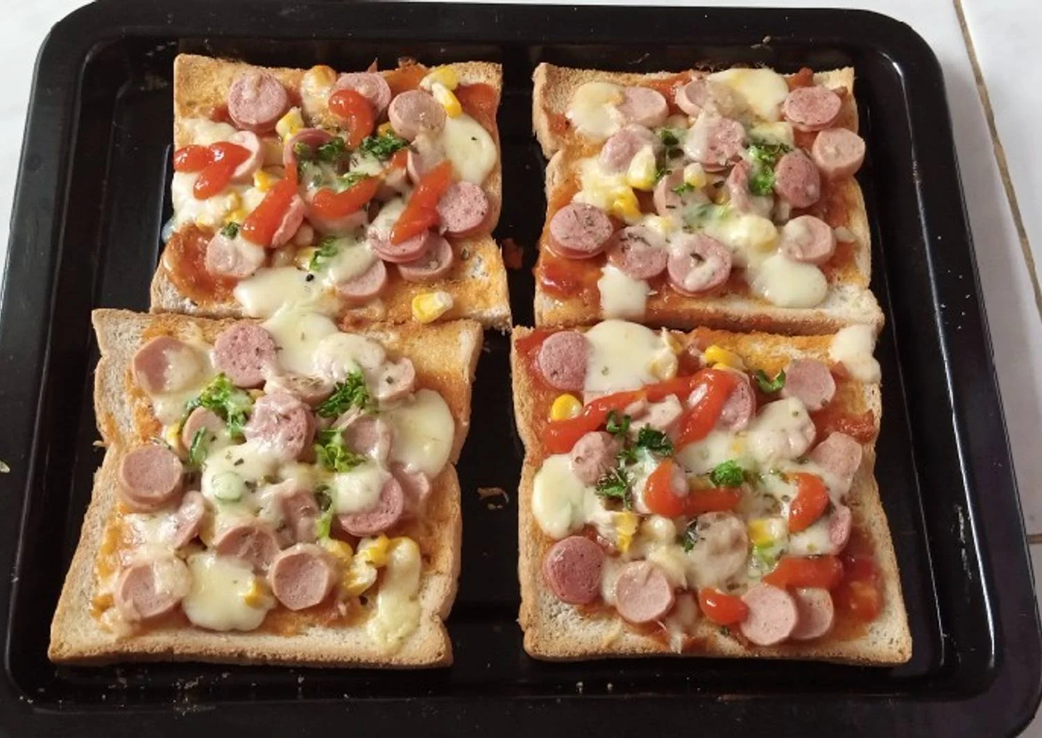 resep pizza roti tawar