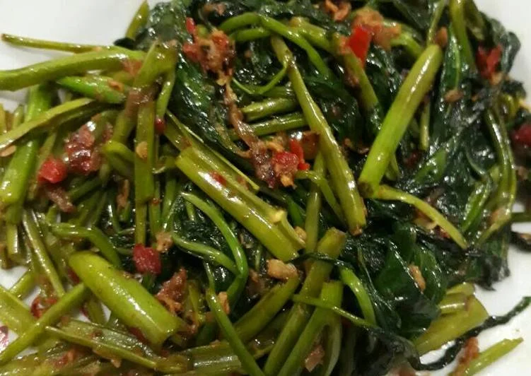 resep plecing kangkung terasi