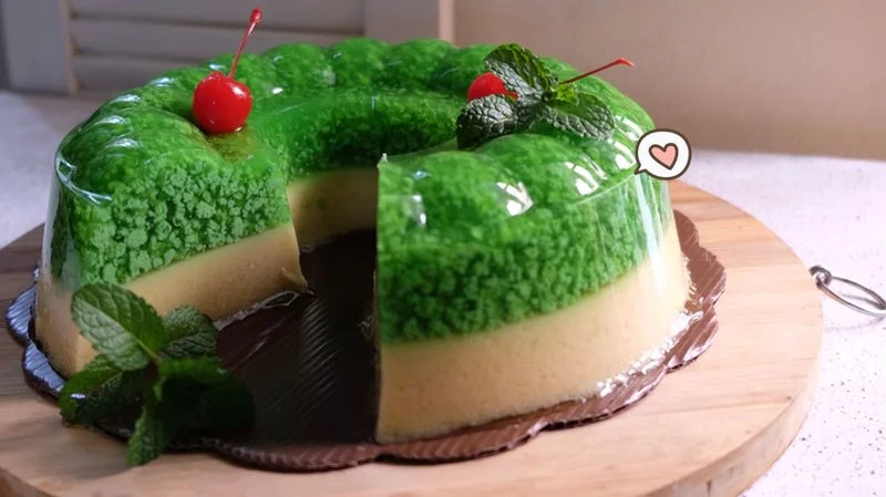 resep puding lumut