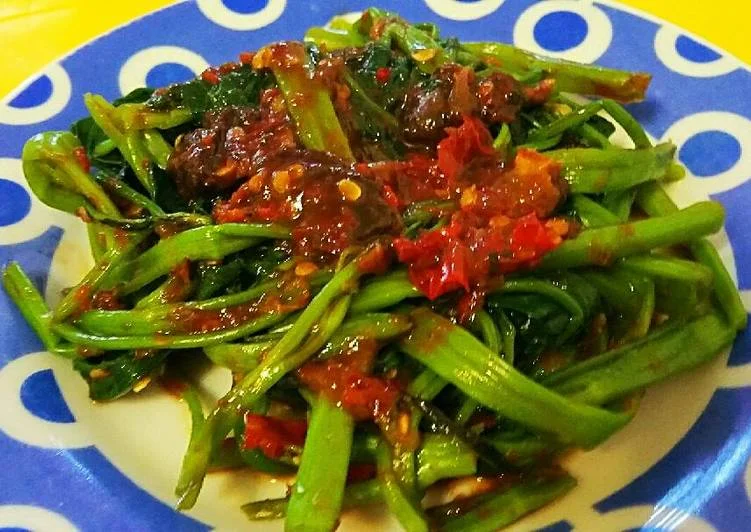 resep rujak kangkung