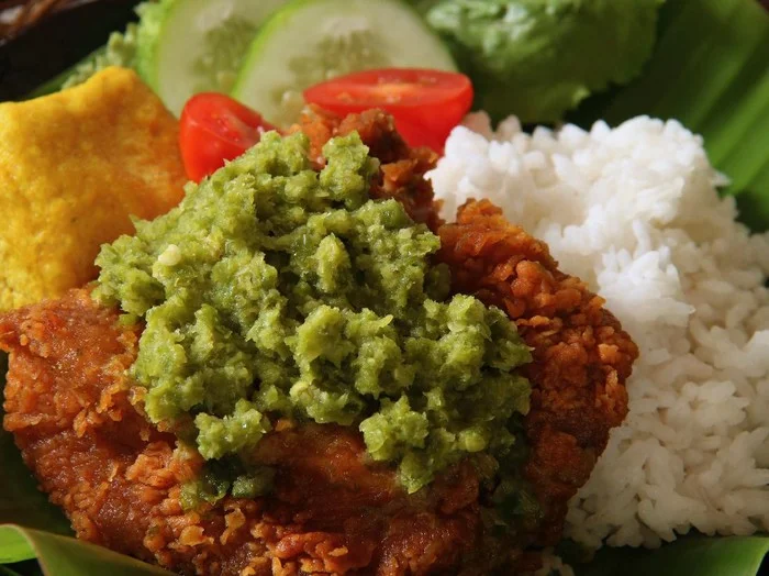 resep sambal ijo ayam geprek