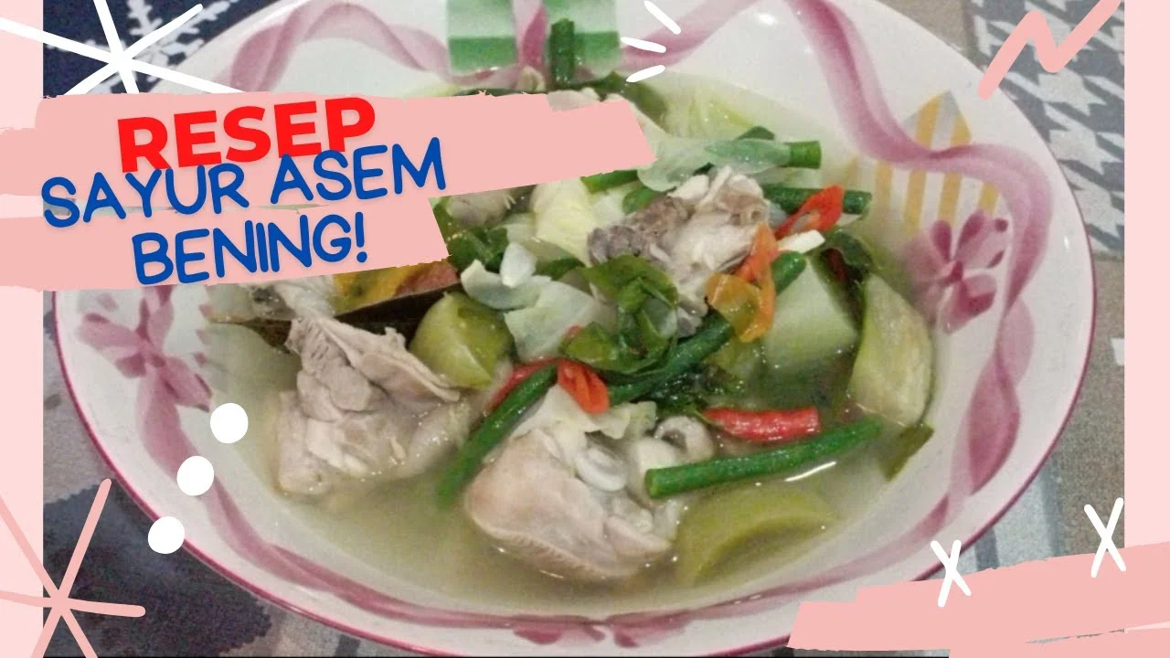 resep sayur asem bening