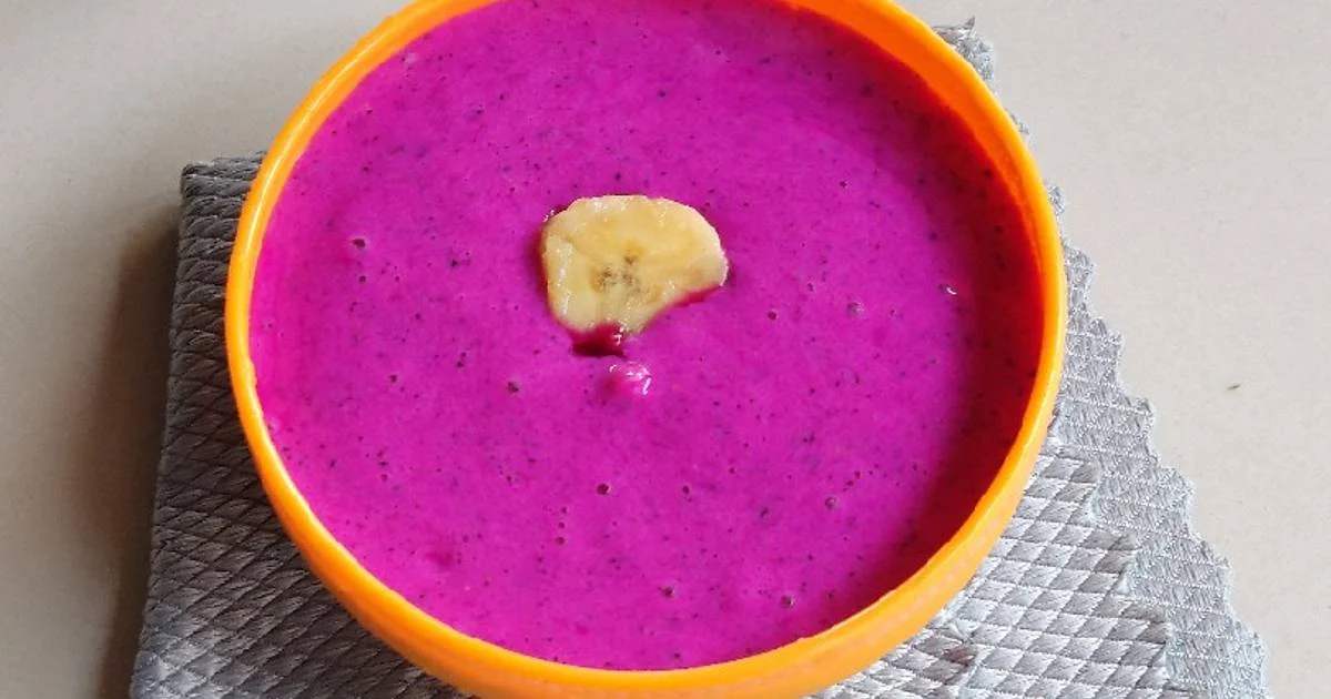 resep smoothies buah naga