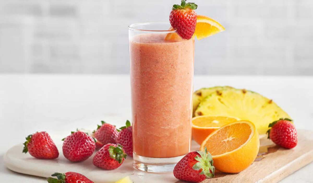 resep smoothies strawberry