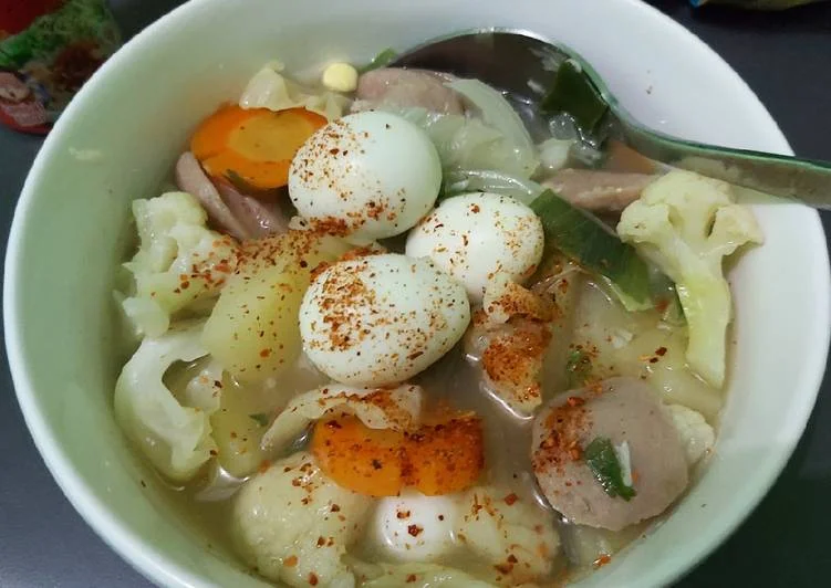 resep sup telur