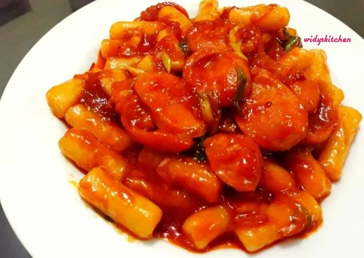 resep tteokbokki korea