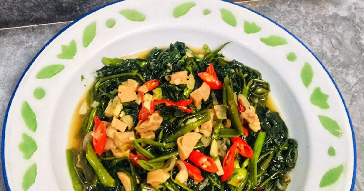 resep tumis kangkung terasi