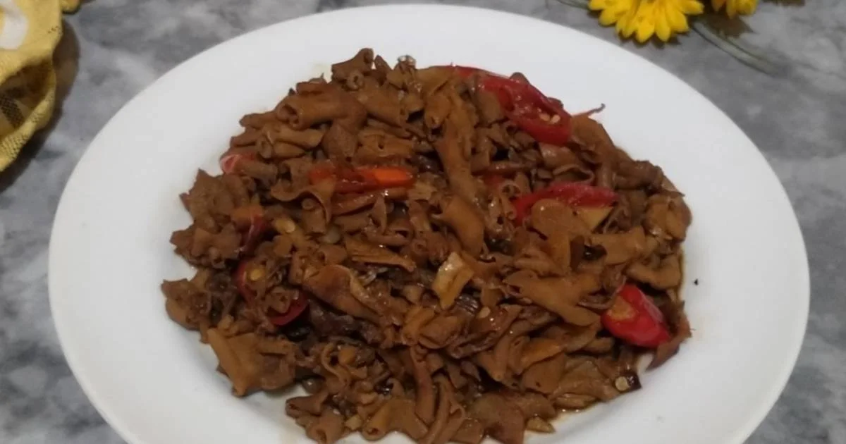 resep usus ayam kecap