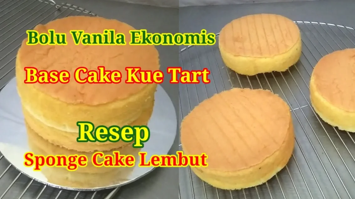 resep vanilla cake yang lembut