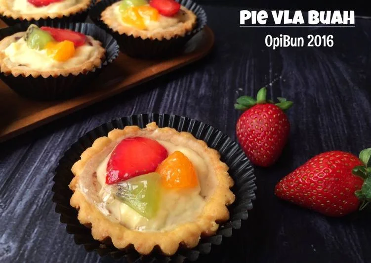 resep vla pie buah