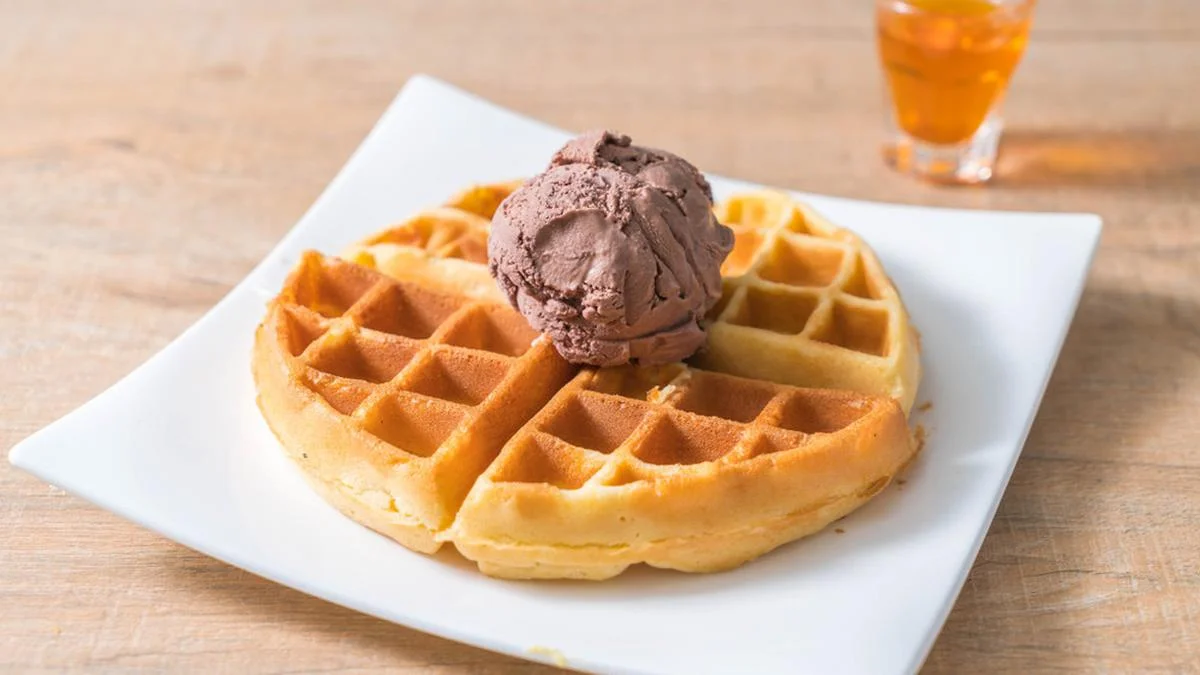 resep waffle crispy sederhana